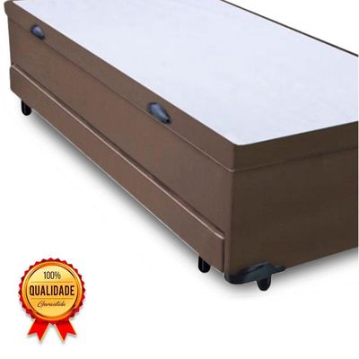 Bicama Box Baú Com Cama Auxiliar Solteiro 78x188x44 Marrom