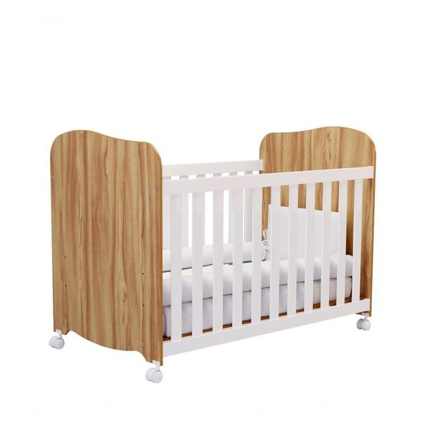 Berço Padrão Americano Uli - Moveis Peroba Amendoa-branco