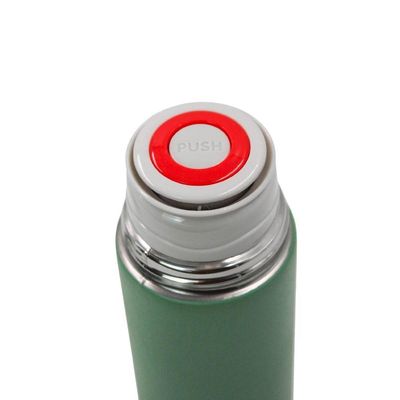 Garrafa Termica Com Copo Parede Dupla Inox Squeeze 500ml Verde