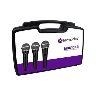 Kit De Microfone Harmonics Mdu101 Com 3 Microfones...