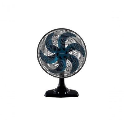 Ventilador Osc Mesa Turbo 6 50cm 6 Pás - 220V - Preto-azul