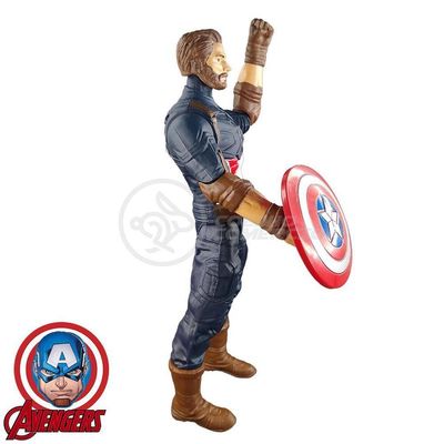Brinquedo Boneco Vingadores Capitão America 29Cm
