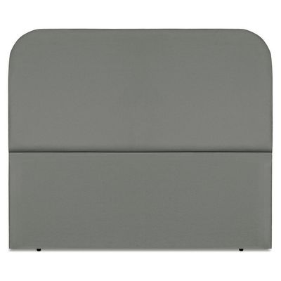 Cabeceira Casal 140 Cm Com Frame Alana Suede Cinza Artte Cinza