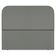 Cabeceira Casal 140 Cm Com Frame Alana Suede Cinza Artte Cinza