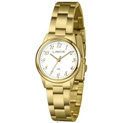 Relógio Lince Feminino Ref: Lrgm032l30 B2kx Social Dourado