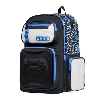 Mochila Escolar Masculina Video Game Preta U / Preto