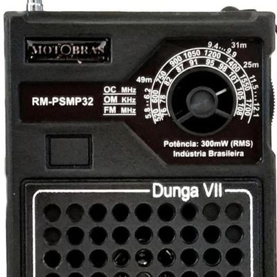 Rádio Portátil Rm-psmp32 Preto Motobras