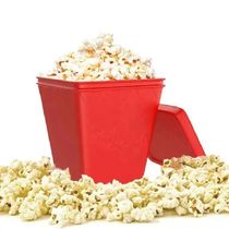 Pipoqueira Microondas Silicone Balde Pipoca Sem Oleo Saudavel Tampa Panela Pop Corn Refratario Luxo Praticidade Total