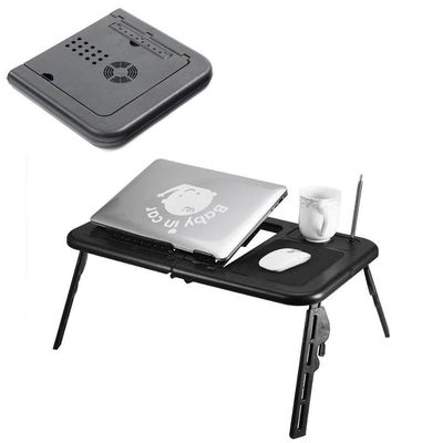 Mesa Notebook Apoio Refrigeração 2 Coolers Ventilador Touch Suporte Base Refrigerada Cama Sofá Ergonômica Dobrável Artic