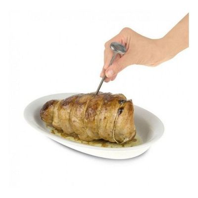 Termometro Culinario Espeto Inox Analogico Temperatura Ponto Carne Churrasco Aves Steak Prepare Perfeitamen