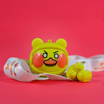 Fone de Ouvido Sem Fio Bluetooth TWS Patinho Raivoso - Estilo, Personalidade e Som Imersivo