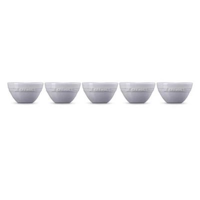 CONJUNTO LE CREUSET 5 MINI PRATOS PARA MOLHOS 100ML FLOWER BLUEBELL PURPLE 69052095110017
