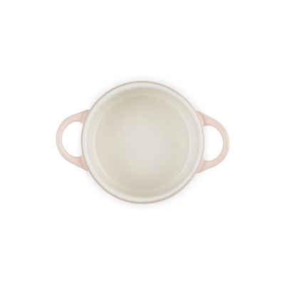 MINI COCOTTE LE CREUSET 250ML 10CM PUXADOR PRETO PESSEGO PECHE 71901104230100