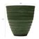 Kit 2 Vasos Cachepot para Plantas Verde Plástico Névoa Lyor 15x7cm Decorativo Jardim