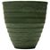 Kit 2 Vasos Cachepot para Plantas Verde Plástico Névoa Lyor 15x7cm Decorativo Jardim