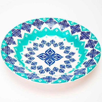 Prato Fundo com Estampa Donna Lola 21,5 cm 6 Unidades - Biona 074470