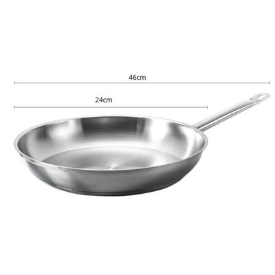 Frigideira Profissional com Tampa 1,85L Aço Inox 24cm Brinox