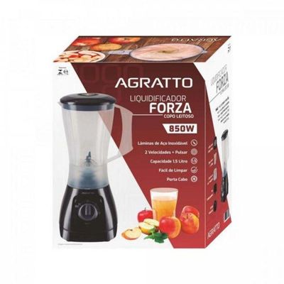 Liquidificador 850w 220v Forza Cristal Lqlf-02 Leitoso Agratto