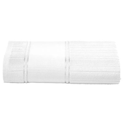Jogo de Banho Dohler Artesanalle Barrado Liso 3 Peças Branco