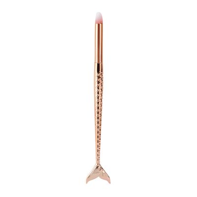 Kit 4 Pincéis macio Para Maquiagem Sereia Pó Blush Contorno