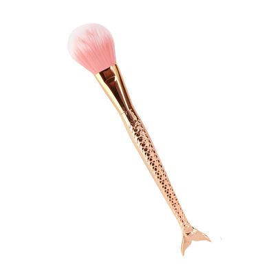 Kit 4 Pincéis macio Para Maquiagem Sereia Pó Blush Contorno