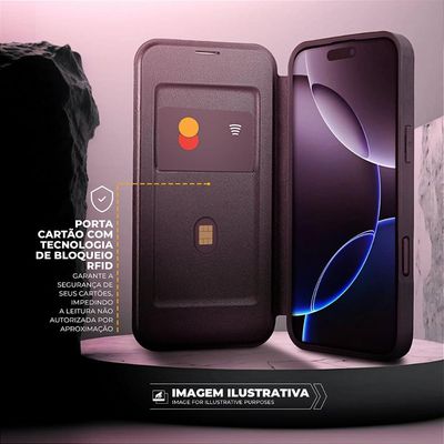 Capa case capinha para iPhone 13 - Carteira Dual - Gshield