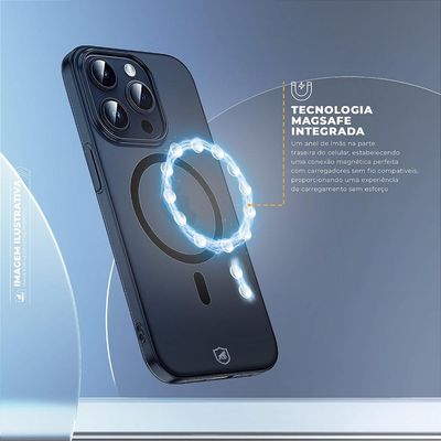 Capa para iPhone Air - Crystal Slim Magsafe - NÃO AMARELA - Dark - Gshield