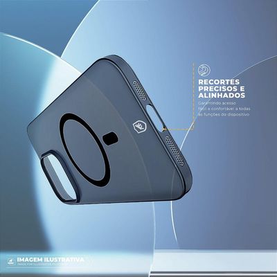 Capa para iPhone Air - Crystal Slim Magsafe - NÃO AMARELA - Dark - Gshield