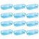 Banheira Oval Azul P 150ml Kit 12 Unidades