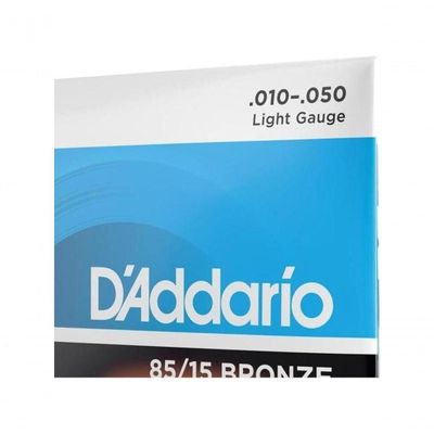 Encordoamento Violão Aço 12 Cordas .010-.050 85-15 Bronze Ez940 D Addario