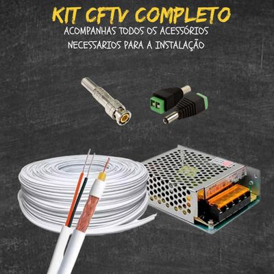 Kit 14 Cameras Full HD Colorida DVR 16 CANAIS 1016C INTELBRAS C/HD 500GB