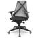 Cadeira De Escritório Giratória Presidente Unix P03 Tela Cinza Crepe Preto - Lyam Decor