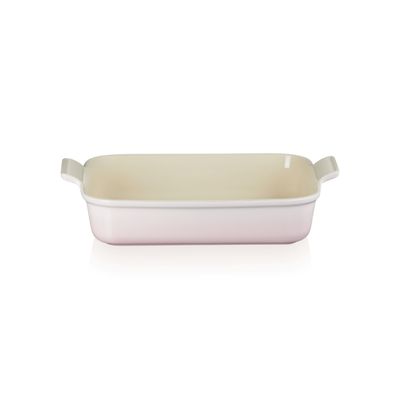 TRAVESSA LE CREUSET RETANGULAR HERITAGE 32CM SHELL PINK 71102327770001
