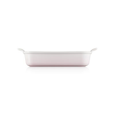 TRAVESSA LE CREUSET RETANGULAR HERITAGE 32CM SHELL PINK 71102327770001