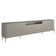 Rack Para Sala de Estar TV 75 Pol 4 Portas Brise Pés Industrial Dourado Alef I03 Grigio - Lyam Decor