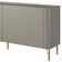 Rack Para Sala de Estar TV 75 Pol 4 Portas Pés Industrial Dourado Alef I03 Grigio - Lyam Decor