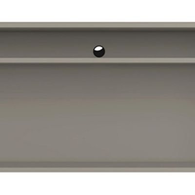 Rack Para Sala de Estar TV 75 Pol 4 Portas Pés Industrial Dourado Alef I03 Grigio - Lyam Decor