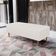 Kit 02 Puffs Decorativo Sala de Estar Bali W01 Pés Palito 120x50 cm Bouclê Cru - Lyam