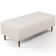 Kit 02 Puffs Decorativo Sala de Estar Bali W01 Pés Palito 120x50 cm Bouclê Cru - Lyam