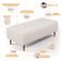 Kit 02 Puffs Decorativo Sala de Estar Bali W01 Pés Palito 120x50 cm Bouclê Cru - Lyam