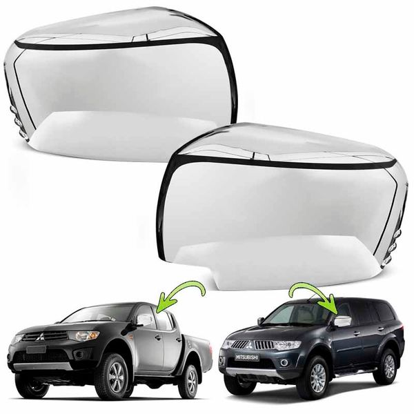 Aplique Capa Cromada Retrovisor Mitsubishi L200 Triton 2010 Aplique Capa Cromada Retrovisor Mitsubishi L200 Triton 2010