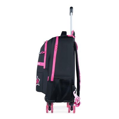 Mochila de Rodinha Juvenil Feminina BG Joy Preta U / Preto