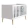 Jogo De Quarto Para Bebê Completo 2 Portas Théo New Branco Fosco Com Natural - Moveisaqui