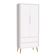 Jogo De Quarto Para Bebê Completo 2 Portas Théo New Branco Fosco Com Natural - Moveisaqui