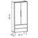 Jogo De Quarto Para Bebê Completo 2 Portas Théo New Branco Fosco Com Natural - Moveisaqui