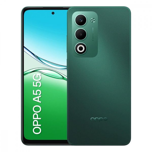 Smartphone A5 5G Tela 6.67 256GB 8GB RAM Câmera 50MP OPPO Verde / Bivolt