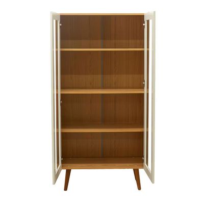 Cristaleira Genialflex Vórtice 2 Portas Vidro 3 Prateleiras 80cm n/a