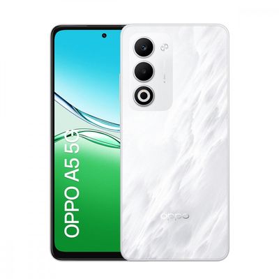 Smartphone A5 5G Tela 6.67 Polegadas 256GB 8GB RAM Câmera 50MP OPPO Branco / Bivolt
