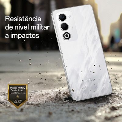 Smartphone A5 5G Tela 6.67 Polegadas 256GB 8GB RAM Câmera 50MP OPPO Branco / Bivolt