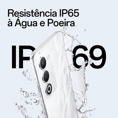 Smartphone A5 5G Tela 6.67 Polegadas 256GB 8GB RAM Câmera 50MP OPPO Branco / Bivolt